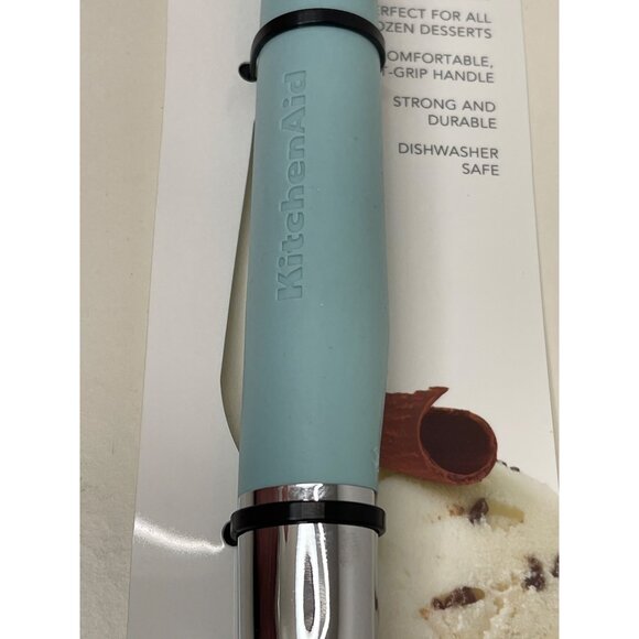 KitchenAid Ice Blue Ice Cream Scoop Aqua Sky Stainless Steel Strong & Durable - Picture 3 of 3